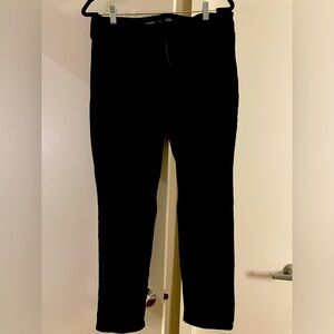 Old Navy Black Mid rise power slim straight jeans. size 10 short